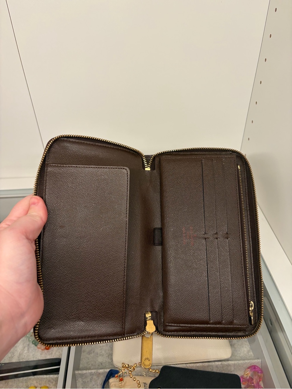 Louis Vuitton Damier Ebene Zippy Organizer Wallet - Picture 3 of 16